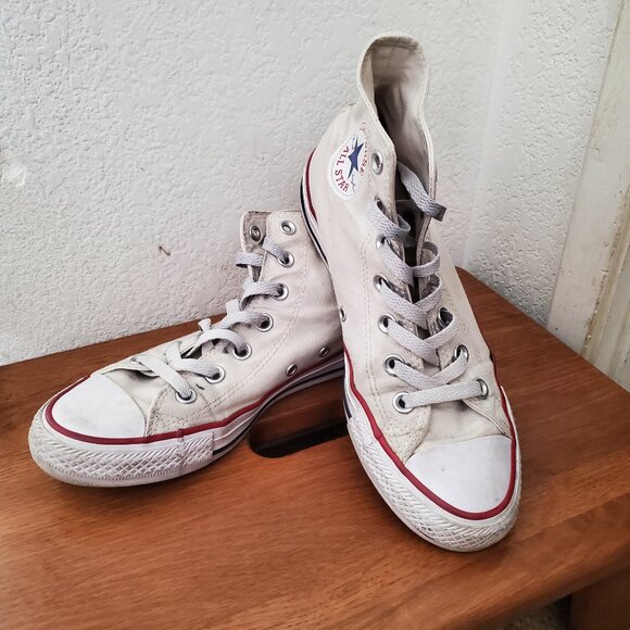 Converse Chuck Taylor All-Star high top white shoes - Picture 1 of 10
